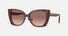 0BE4393 / Check Brown Bordeaux/Pink Gradient Dark Brown(405413) / 54-17-140