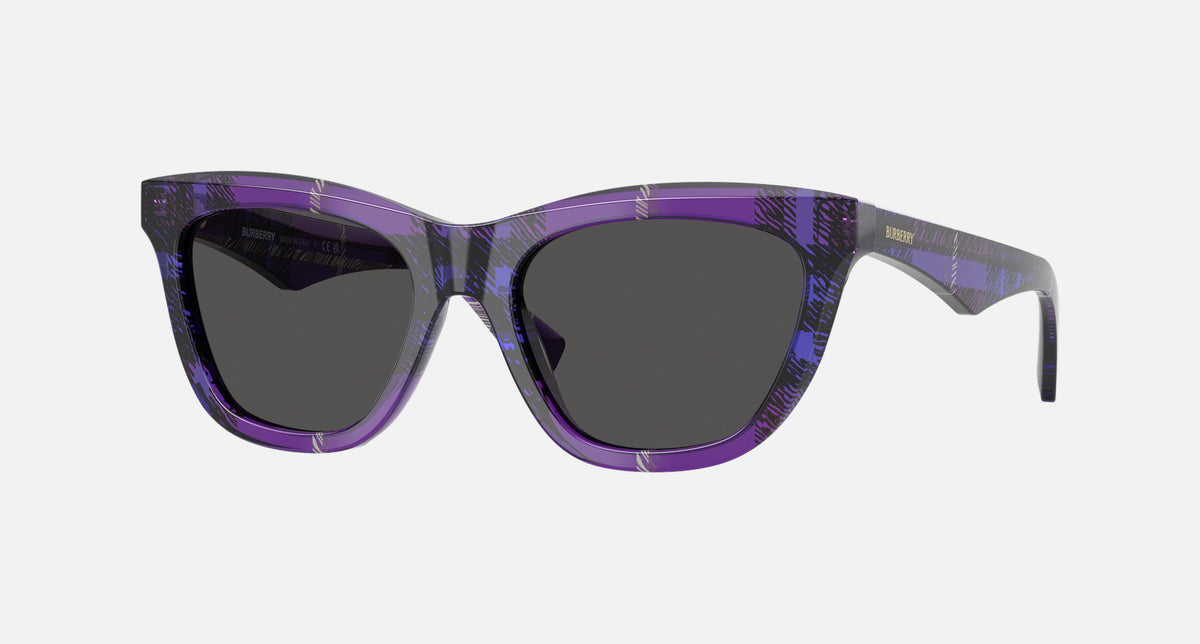 0BE4435 / Check Violet/Dark Grey(411387) / 53-18-140
