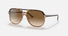 RB2198 / Polished Havana On Transparent Brown/Light Brown Gradient(129251) / 56-14-145
