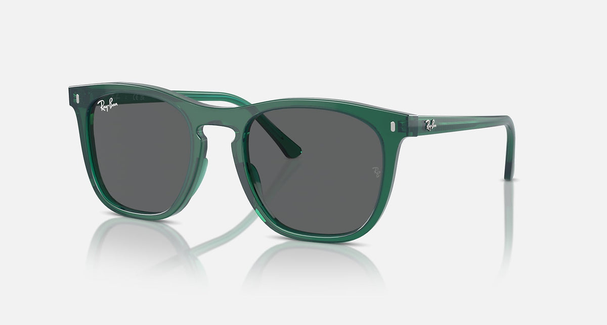 RB2210 / Polished Transparent Green/Dark Grey(6615B1) / 53-21-145