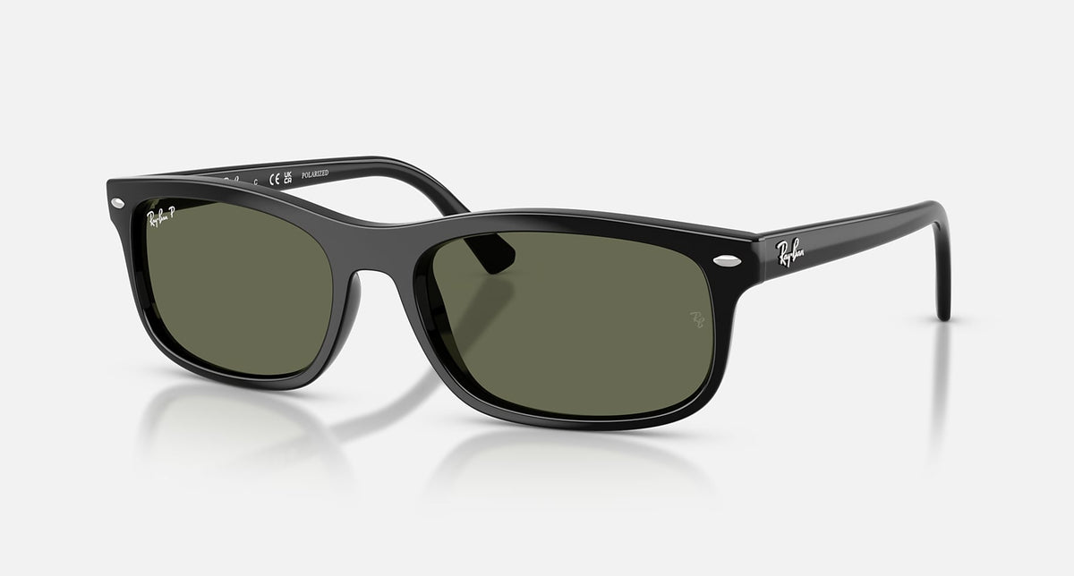 RB2224 / Polished Black/Green Polarized(901/58) / 57-20-145