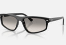 RB2225 / Polished Black/Clear Gradient Grey(901/32) / 57-18-145