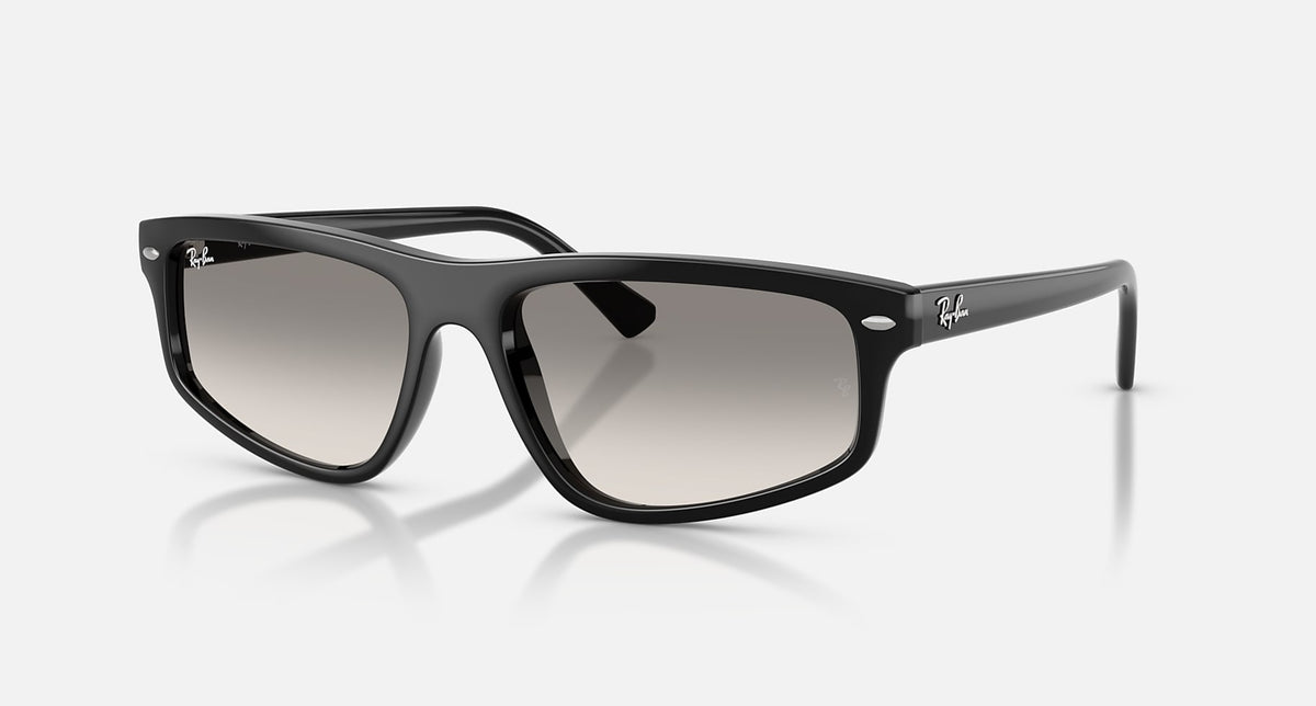 RB2225 / Polished Black/Clear Gradient Grey(901/32) / 57-18-145