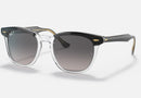 RB2298 / Polished Black On Transparent/Grey Gradient Polarized(1294M3) / 50-21-145