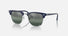 RB3016 / Polished Blue On Silver/Silver Blue Polarized+(1366G6) / 49-21-140