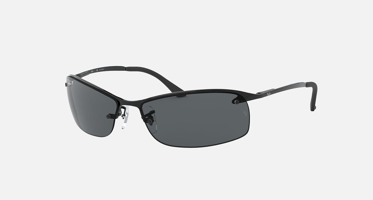 RB3183 / Polished Black/Dark Grey Polarized(002/81) / 63-15-125