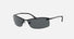 RB3183 / Polished Black/Dark Grey Polarized(002/81) / 63-15-125