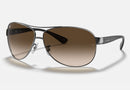 RB3386 / Polished Gunmetal/Brown Gradient(004/13) / 63-13-130