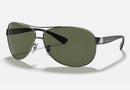 RB3386 / Polished Gunmetal/G-15 Green Polarized(004/9A) / 63-13-130