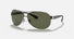RB3386 / Polished Gunmetal/G-15 Green Polarized(004/9A) / 63-13-130