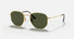 RB3548N / Polished Arista Gold/Green Polarized(001/58) / 51-21-145