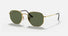 RB3548N / Polished Arista Gold/Green(001) / 51-21-145