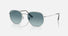 RB3548N / Polished Silver/Blue Gradient(003/3M) / 51-21-145
