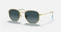 RB3548N / Polished Arista Gold/Blue Gradient(9123/3M) / 51-21-145
