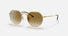 RB3565 / Polished Arista Gold/Brown Gradient(001/51) / 51-20-145