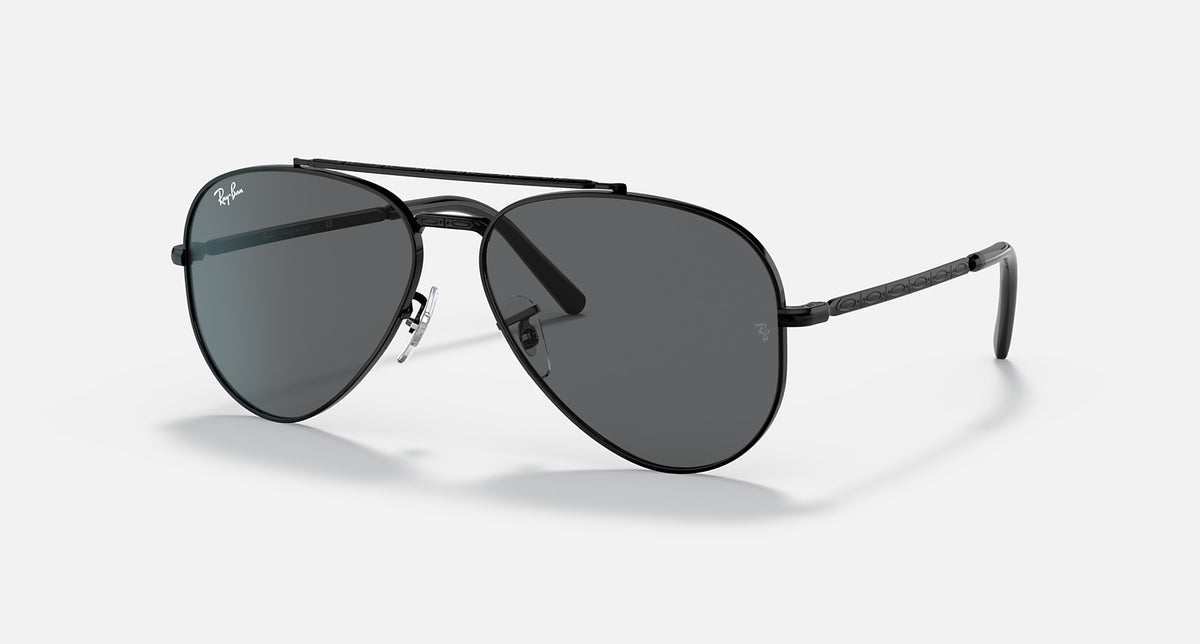 RB3625 / Polished Black/Dark Grey(002/B1) / 58-14-135