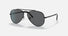RB3625 / Polished Black/Dark Grey(002/B1) / 58-14-135