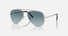 RB3625 / Polished Silver/Blue Gradient(003/3M) / 58-14-135