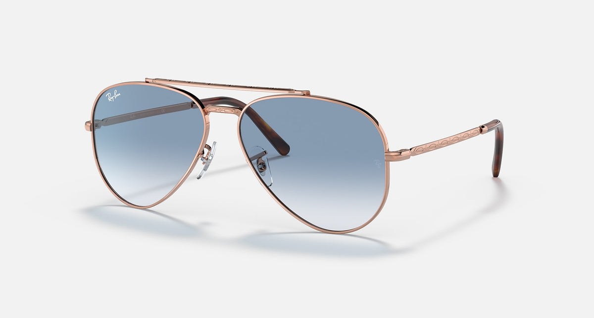 RB3625 / Polished Pink Gold/Blue Gradient(9202/3F) / 58-14-135
