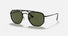 RB3648M / Polished Black/Green Polarized(002/58) / 52-23-145