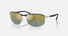 RB3671CH / Polished Black On Silver/Gold Polarized+(9144/J0) / 60-16-140