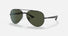 RB3675 / Polished Black/Green(002/31) / 58-14-135