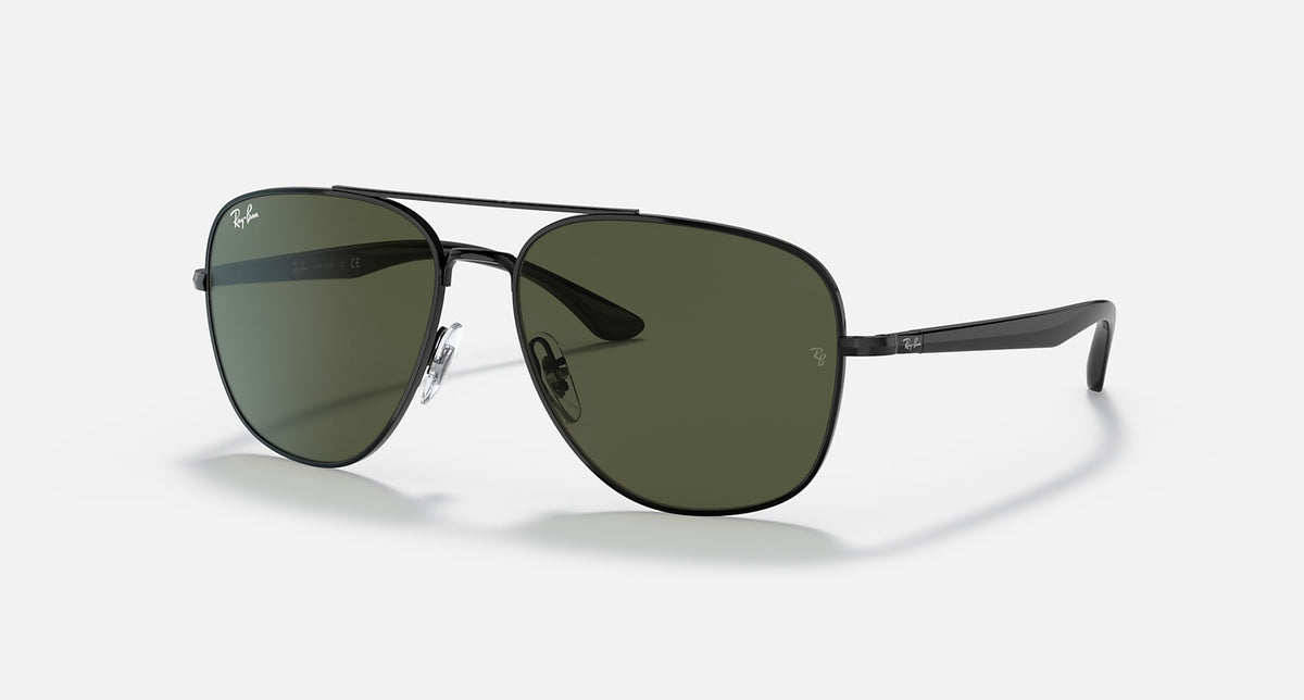 RB3683 / Polished Black/G-15 Green(002/31) / 56-15-135