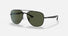 RB3683 / Polished Black/G-15 Green(002/31) / 56-15-135