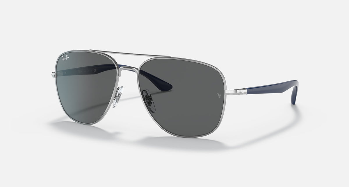 RB3683 / Polished Silver/Dark Grey(003/B1) / 56-15-135
