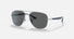 RB3683 / Polished Silver/Dark Grey(003/B1) / 56-15-135