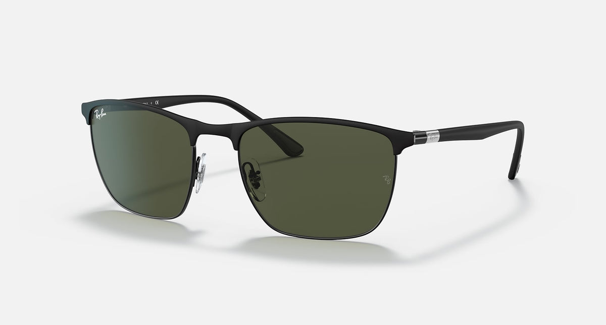 RB3686 / Matte Black/G-15 Green(186/31) / 57-19-140