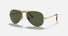 RB3689 / Polished Arista Gold/G-15 Green(9147/31) / 58-14-140