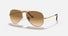 RB3689 / Polished Arista Gold/Light Brown Gradient(9147/51) / 58-14-140