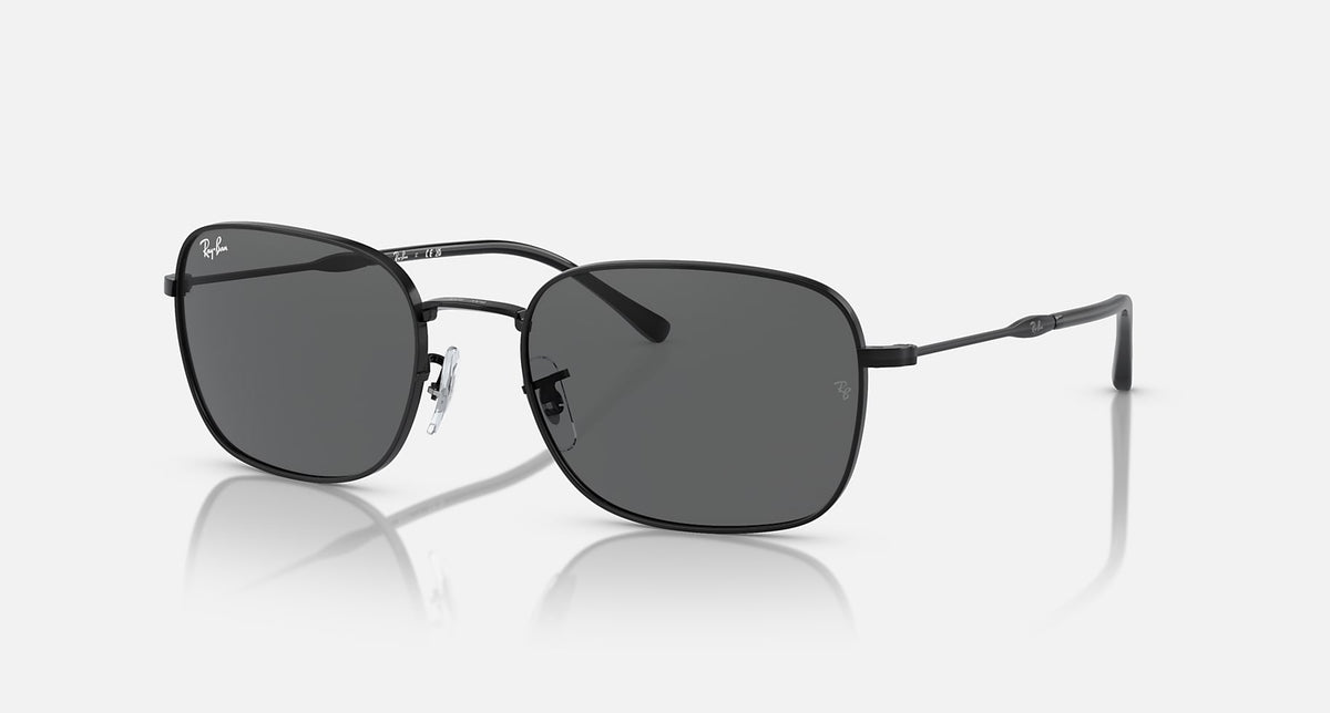 RB3706 / Polished Black/Dark Grey(002/B1) / 57-20-145