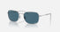 RB3706 / Polished Silver/Blue Polarized+(003/S2) / 54-20-145