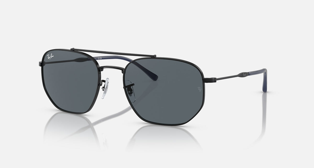RB3707 / Polished Black/Blue(9257/R5) / 54-20-140