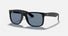 RB4165 / Rubber Black/Dark Blue Polarized(622/2V) / 54-16-145