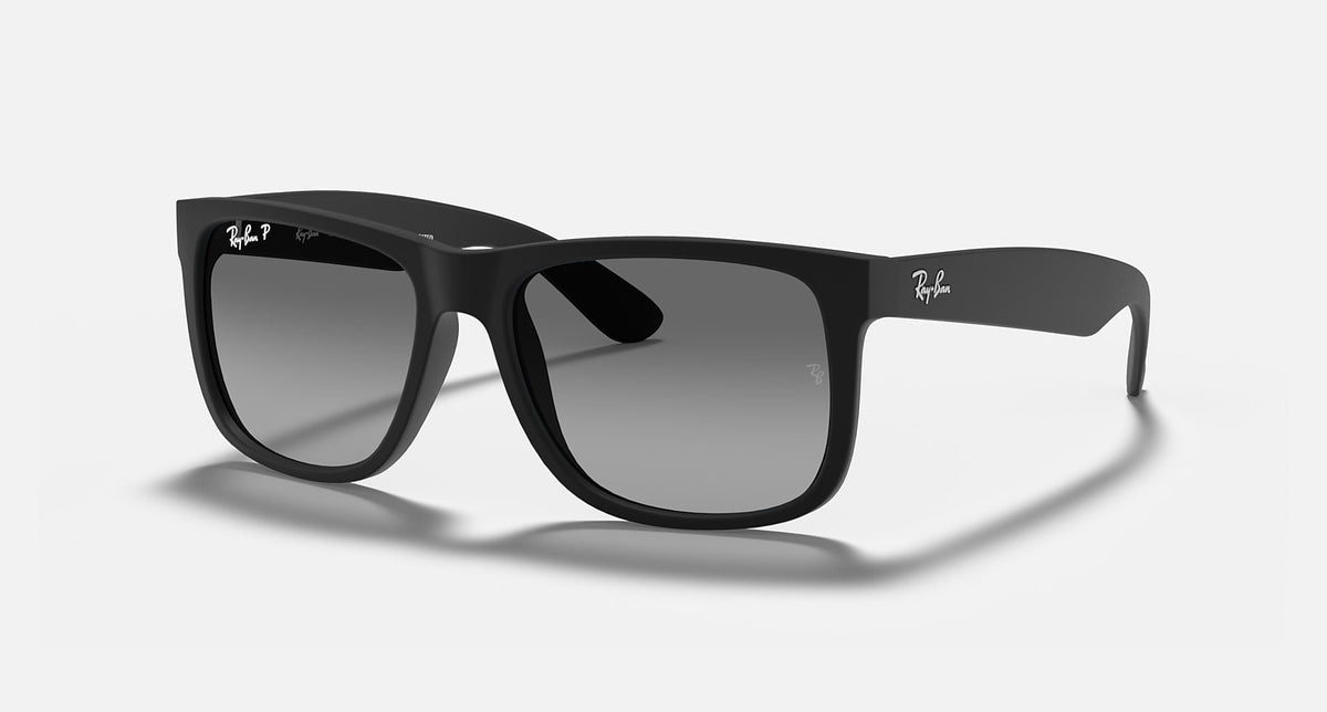 RB4165 / Rubber Black/Light Grey Polarized(622/T3) / 54-16-145