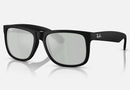 RB4165 / Rubber Black/Green Mirror Silver Polarized(622/Y4) / 54-16-145