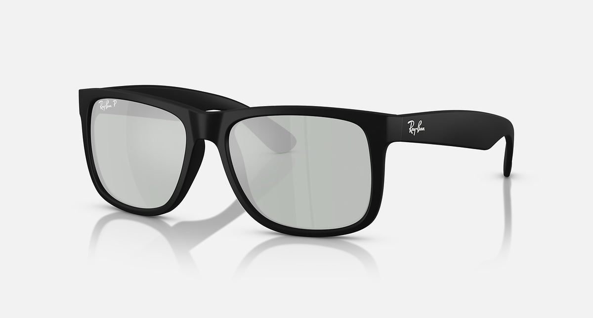 RB4165 / Rubber Black/Green Mirror Silver Polarized(622/Y4) / 54-16-145