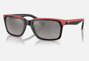 0RB4393M / Polished Black On Red(F6015J) / 56-18-140