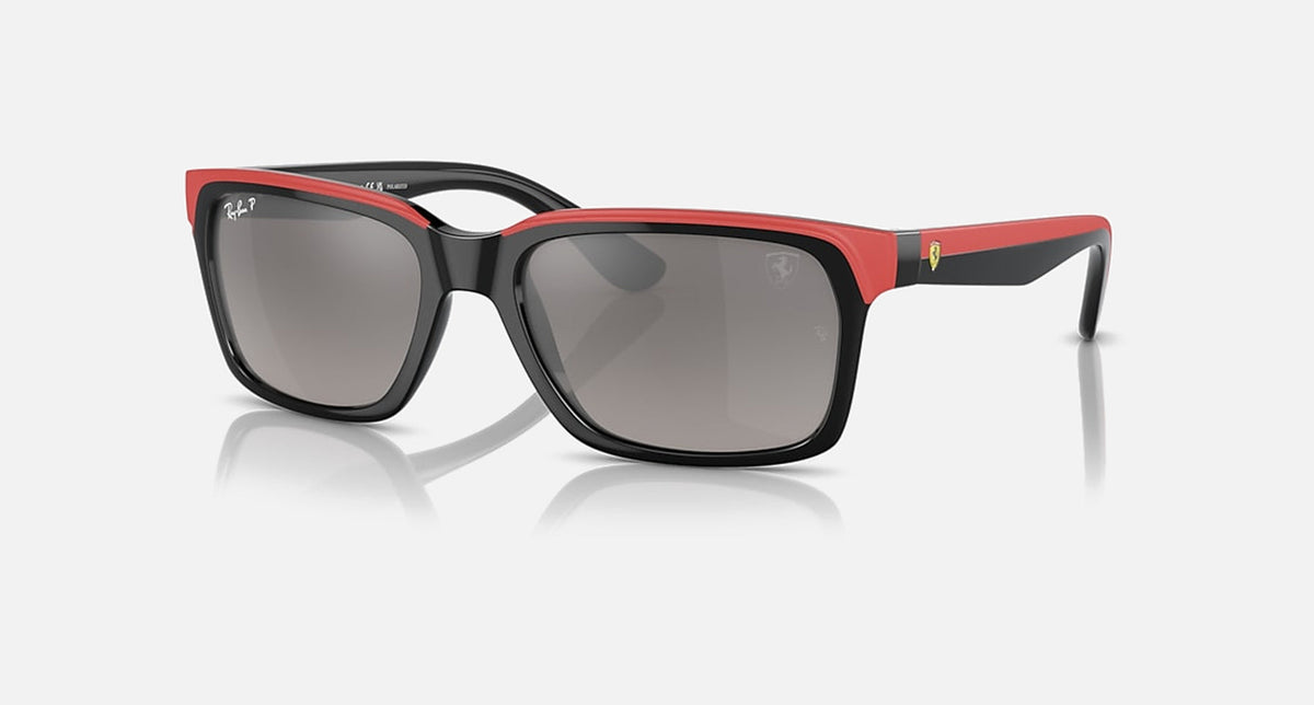 0RB4393M / Polished Black On Red(F6015J) / 56-18-140