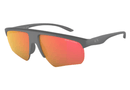 0AX4123S-Armani Exchange / Matte Grey/Dark Violet Mirrored Red(82946Q) / 62-16-145
