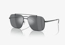 0EA2150-Emporio Armani / Shiny Black /Light Grey Mirror Black(30146G) / 57-17-145