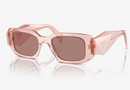 0PR17WS Prada / Transparent Peach/Light Brown(19Q10D) / 49-20-145