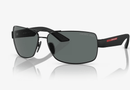 0PS50ZS Prada® Sport Sunglass / Black/Grey Polarized(1AB02G) / 65-14-135