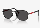 0PSA51S Prada® Sport Sunglass / Black/Grey(1BO06F) / 57-18-145