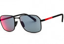 0PSA51S Prada® Sport Sunglass / Rubber Black/Mirror Grey(DG008F) / 57-18-145