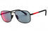0PSA51S Prada® Sport Sunglass / Rubber Black/Mirror Grey(DG008F) / 57-18-145