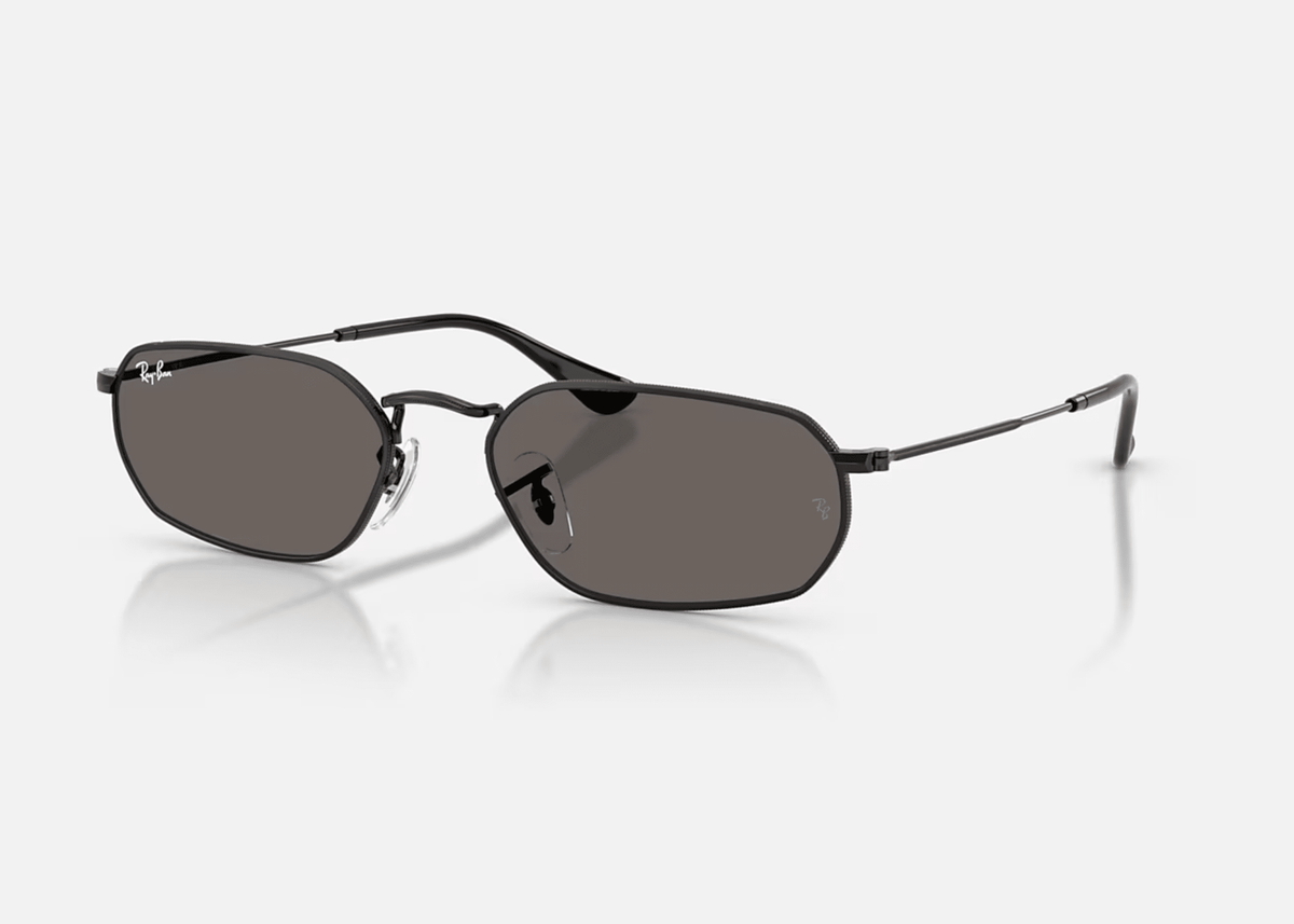 RB3947 / Polished Black/Dark Grey(002/B1) / 54-18-145
